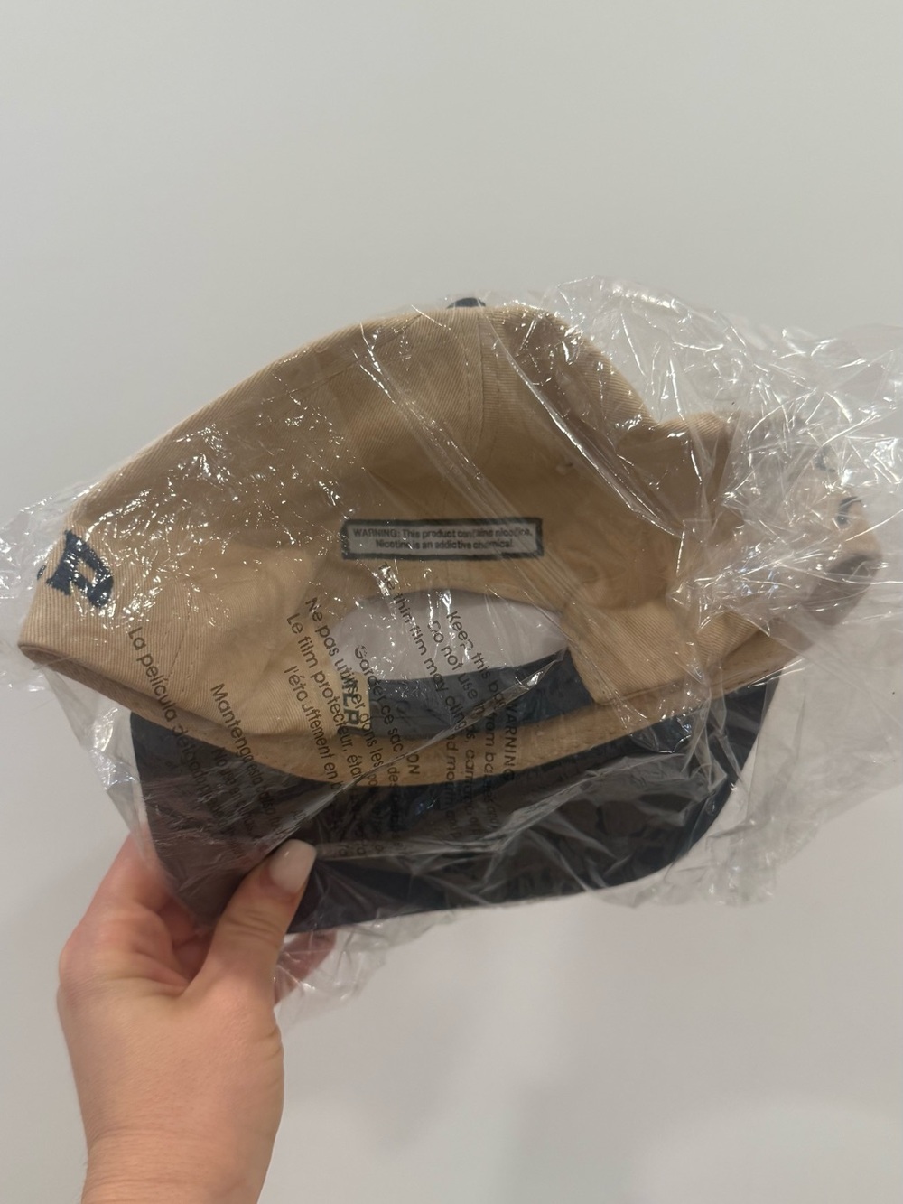 “a better time” ALP hat. New Era Cream and Navy Two-Tone Baseball Cap - Picture 6 of 6